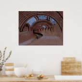 Abandoned NY City Hall U-Bahn Station Illustration Poster (Küche)