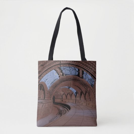 Abandoned NY City Hall U-Bahn Station Illustration Tasche (Vorderseite)