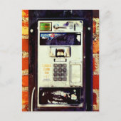 Abandoned Payphone Postkarte (Vorderseite)