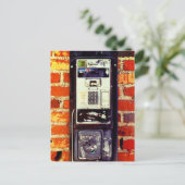 Abandoned Payphone Postkarte (Stehend Vorderseite)