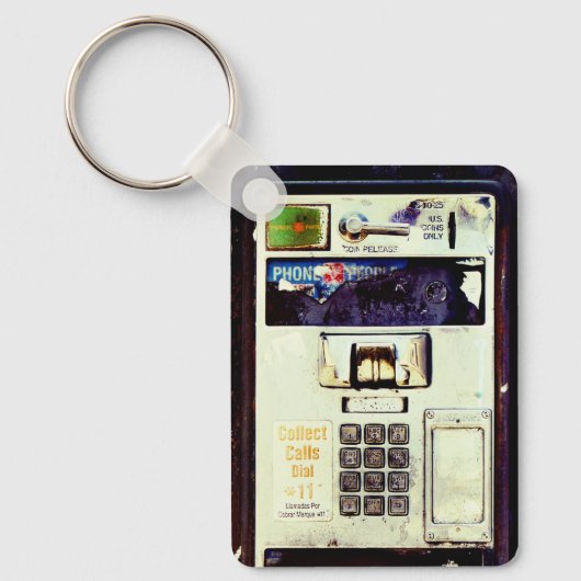 Abandoned Payphone Schlüsselanhänger (Vorderseite)