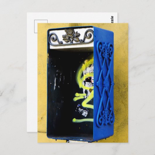 Abandoned Phone Booth Postkarte (Vorne/Hinten)