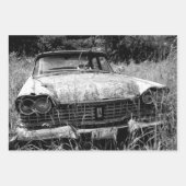 Abandoned Plymouth Car Foto Wrapping Paper Geschenkpapier Set (Vorderseite 3)