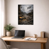 Abandoned Port — Pirate Harbor Scene Poster