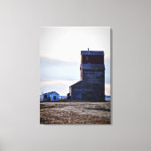 Abandoned Prairie Elevator Stretch Canvas Print Leinwanddruck (Vorderseite)