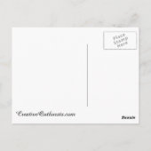 Abandoned Quarter In Fall Postcard Postkarte (Rückseite)