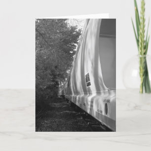 "Abandoned Railroad Cars" Get Well Card #4 Karte