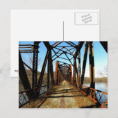 Abandoned RR Bridge Postcard Postkarte (Vorne/Hinten)