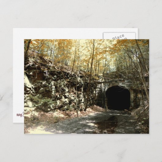 Abandoned RR Tunnel #1 Postcard Postkarte (Vorne/Hinten)