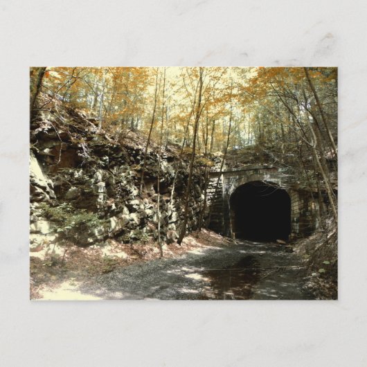 Abandoned RR Tunnel #1 Postcard Postkarte (Vorderseite)