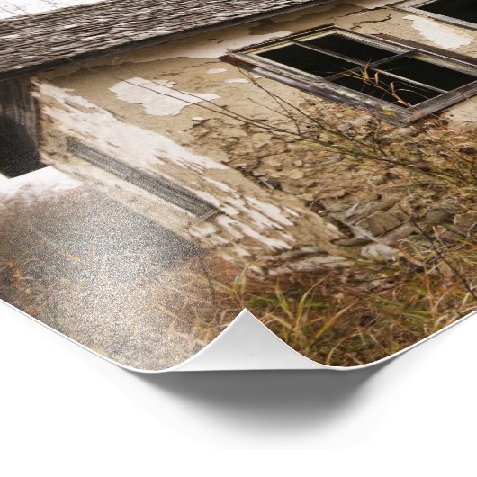Abandoned Saskatchewan Fotodruck (Ecke)