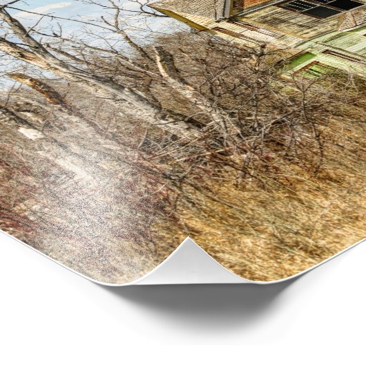 Abandoned Saskatchewan Fotodruck (Ecke)