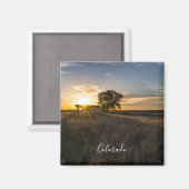 Abandoned Shed Colorado Sunset Magnet (Vorderseite/Rückseite)