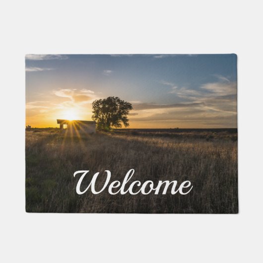 Abandoned Shed Colorado Sunset Welcome Doormat Fußmatte (Vorderseite)