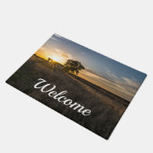 Abandoned Shed Colorado Sunset Welcome Doormat Fußmatte (Schrägansicht)