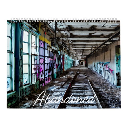 Abandoned, Street Art, Love Spaces, Graffiti Kalender (Titelbild)