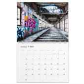 Abandoned, Street Art, Love Spaces, Graffiti Kalender (Jan 2027)