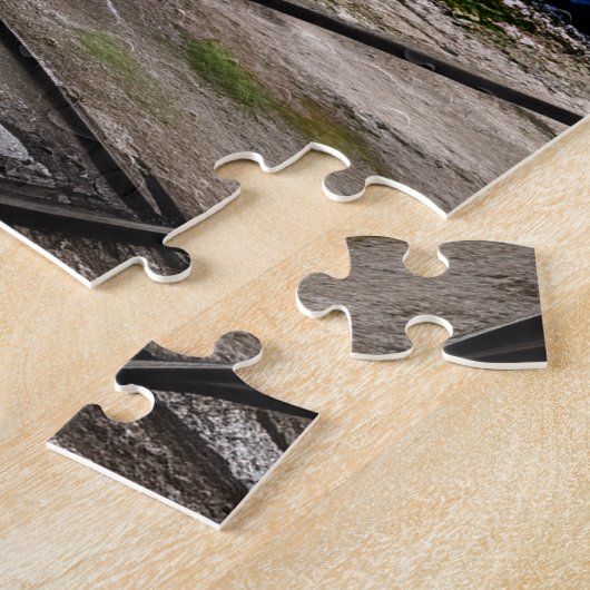 Abandoned Street with Graffiti Street Art Puzzle (Seite)