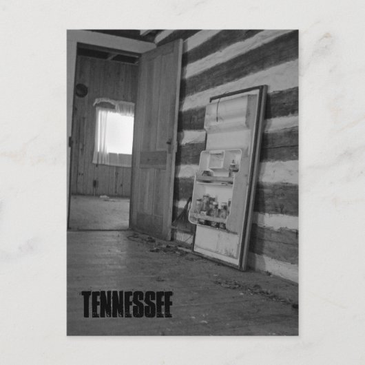 Abandoned Tennessee Zuhause Postkarte (Vorderseite)