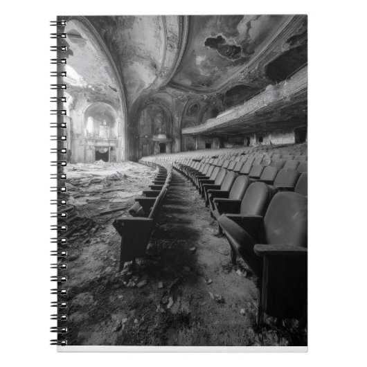 Abandoned Theater Decothetics Notebook Notizblock (Vorderseite)