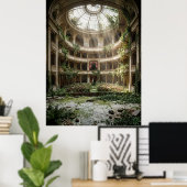 Abandoned Theater Nature Reclaimed Poster (Heimbüro)
