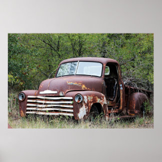 Abandoned Truck Poster