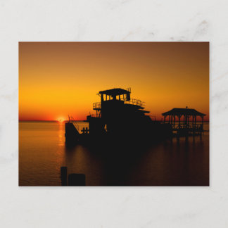 Abandoned Tugboat Madisonville Lighthouse Postcard Postkarte