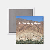 Abandoned Village Birkat Al Mawz - Oman Magnet (Vorderseite/Rückseite)