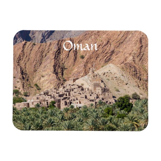 Abandoned Village Birkat-Al-Mouz - Oman Magnet (Horizontal)