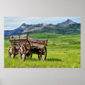 Abandoned Wagon Gerahmt Print Poster (Vorne)