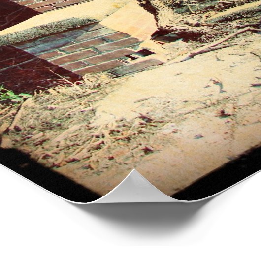 Abandoned Washington, Iowa Poster (Ecke)