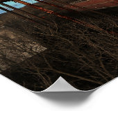 Abandoned Whiskey Distillery Linfield PA Poster (Ecke)