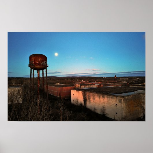 Abandoned Whiskey Distillery Linfield PA Poster (Vorne)