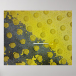 Abandoned Yellow Lollipop Subway Poster