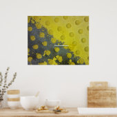 Abandoned Yellow Lollipop Subway Poster (Küche)