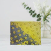 Abandoned Yellow Lollipop Subway Postkarte (Stehend Vorderseite)