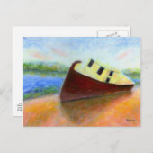 Abandones Boot, Postkarte (Vorne/Hinten)