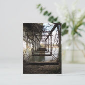 Abandonierte Brücke über die Belle Isle Postkarte (Stehend Vorderseite)