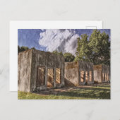 Abandonierte Route 66 Motel-Malerei Postkarte (Vorne/Hinten)