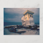 Abandonte Seaside Structure Postcard Postkarte (Vorderseite)