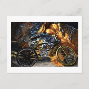 Abandontes Fahrrad Postkarte