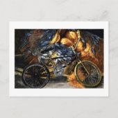 Abandontes Fahrrad Postkarte (Vorderseite)