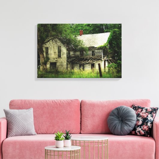 Abandred House Leinwanddruck (Insitu (Wohnzimmer))