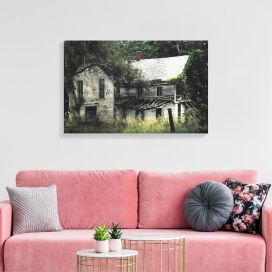 Abandred House Leinwanddruck (Insitu (Wohnzimmer))