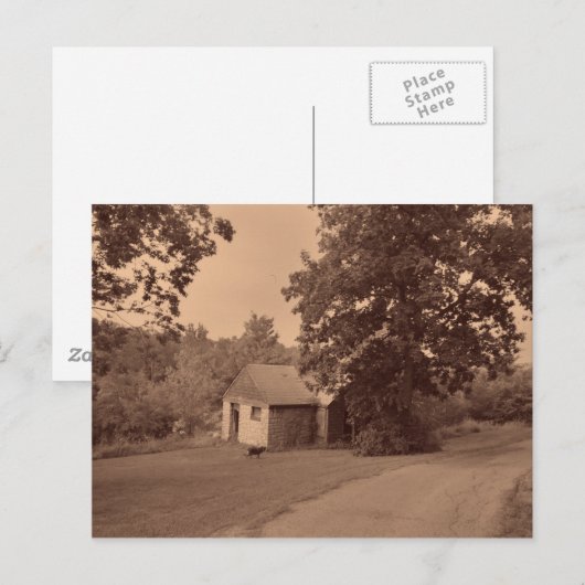 Abandred House Postkarte (Vorne/Hinten)