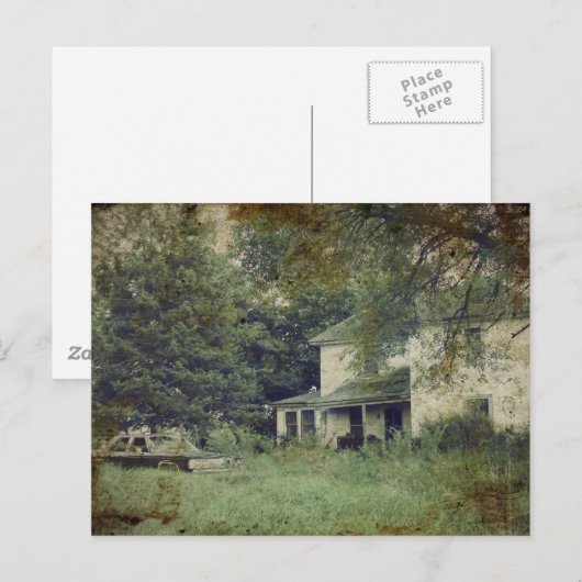 Abandred House Postkarte (Vorne/Hinten)