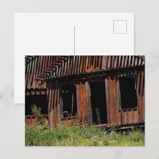 Abandred House Postkarte (Vorne/Hinten)