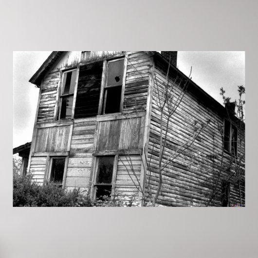 Abandred Two Story House Poster (Vorne)