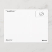 Abandred White House im Wald Postkarte (Rückseite)