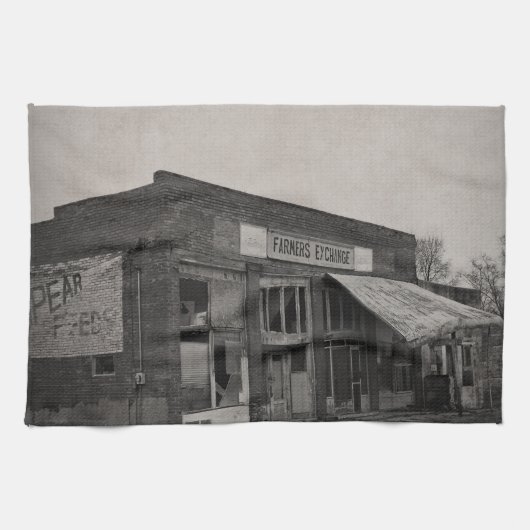 Abanoned Füttern Store Küchentuch (Horizontal)